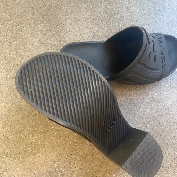 Diesel black platform heel slide - Picture 3 of 3